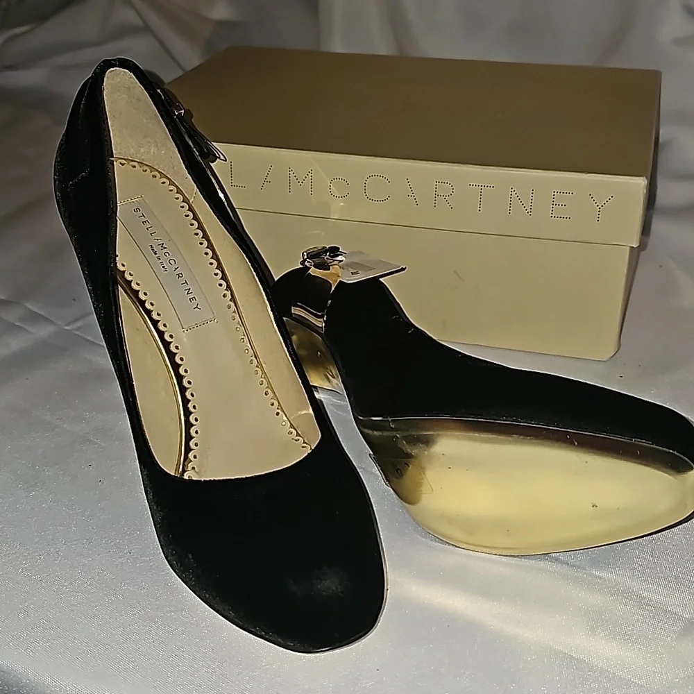 Stella McCartney Velvet Pimps sz 41